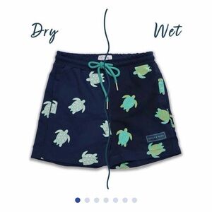 ISO 🚨 holly & beau color changing turtle swim trunks